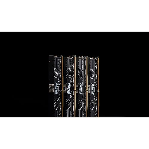 Kingston Fury Renegade Pro Expo 128GB 6400MT/s DDR5 ECC Reg CL32 DIMM (Kit of 4) Memory Overclockable ECC Registered DIMM- KF564R32RBE2K4-128 128gb 6400MT/s 16Gbit Kit of 4 AMD EXPO
