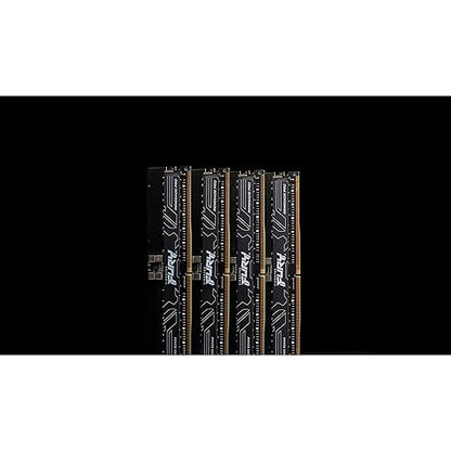 Kingston Fury Renegade Pro Expo 128GB 6400MT/s DDR5 ECC Reg CL32 DIMM (Kit of 4) Memory Overclockable ECC Registered DIMM- KF564R32RBE2K4-128 128gb 6400MT/s 16Gbit Kit of 4 AMD EXPO