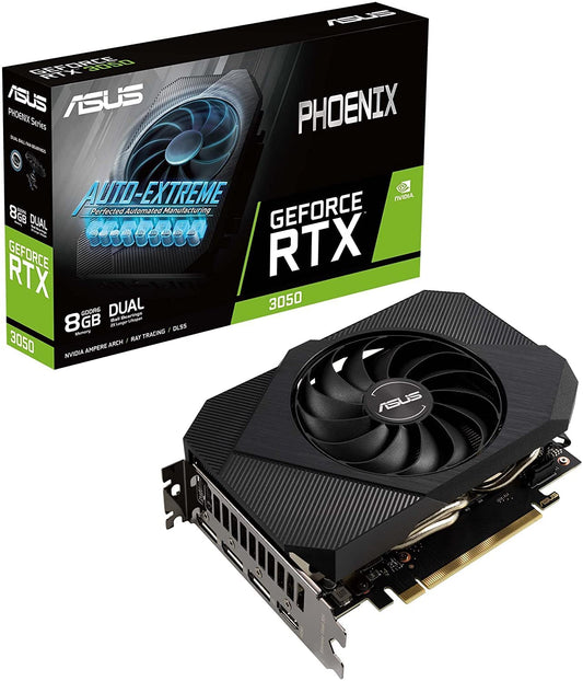 ASUS Phoenix GeForce RTX 3050 8GB GDDR6 PCI Express 4.0 Video Card PH-RTX3050-8G