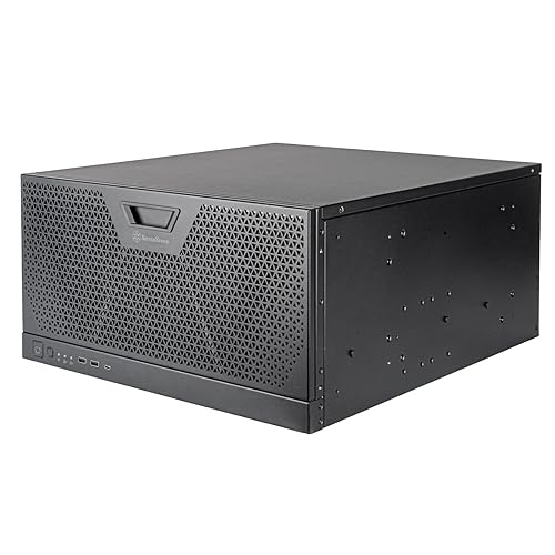 SilverStone Technology RM51 5U Rackmount Server Chassis with Dual 180mm Fans and Enhanced Liquid Cooling Capability, SST-RM51