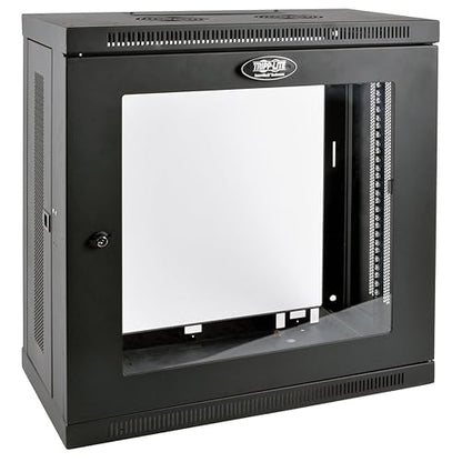 Tripp Lite 12U Wall Mount Rack Enclosure Server Cabinet with Acrylic Glass Door, 13" Patch-Depth (SRW12U13G)