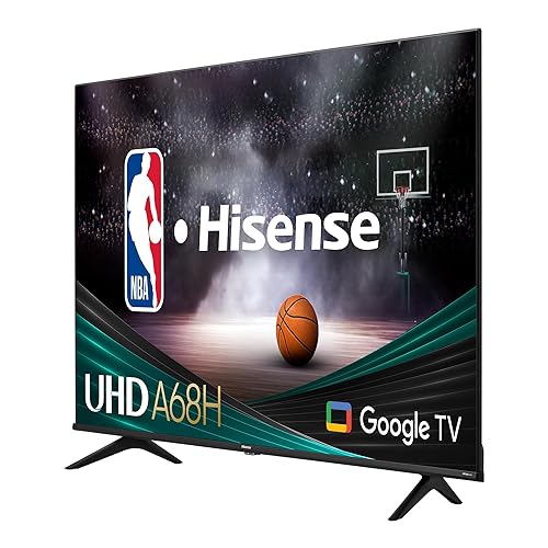 Hisense 55A68H - 55 inch Smart Ultra HD 4K Dolby Vision HDR10 Google TV with Bluetooth, Voice Remote (Canada Model) 4K UHD Google TV 55