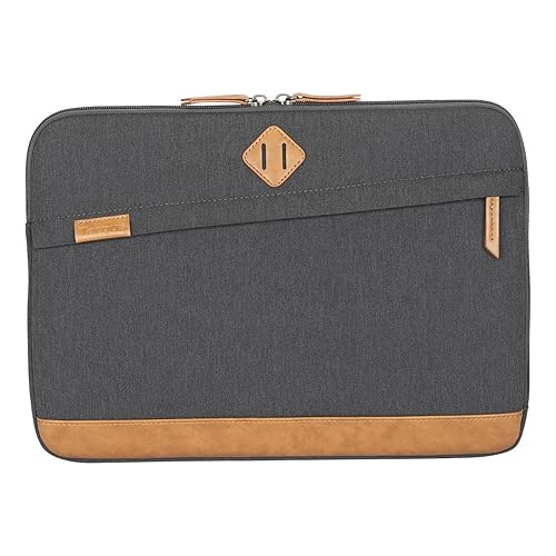 Targus Strata III TBS93004GL Carrying Case (Sleeve) for 14" Notebook - Gray, Brown - Scratch Resistant, Scuff Resistant - Leatherette Body - 10.2" Height x 0.8" Width