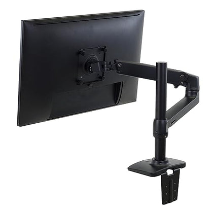 Ergotron – LX Premium Monitor Arm, Single Monitor Desk Mount – fits Flat Curved Ultrawide Computer Monitors up to 34 Inches, 7 to 25 lbs, VESA 75x75mm or 100x100mm – Tall Pole, Matte Black Black 13 Inch Pole
