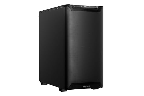 be quiet! Pure Base 501 Black PC case | 2 Preinstalled Quiet Fans | Mid Case | USB 3.2 Gen | Quiet PC Case