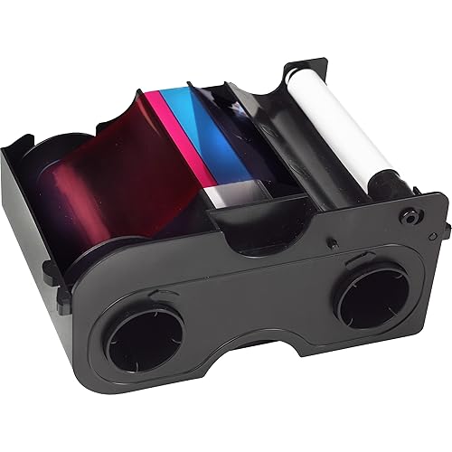 HID FARGO 45215 YMCKK Color Ribbon for DTC4500E and DTC4500 Printer, 500 prints