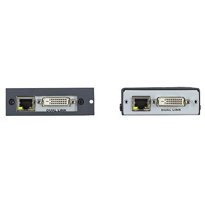 Black Box KVM Extender, Dual Link DVI-D, USB HID, CATX, Single-Access