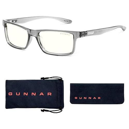 Gunnar + 2.0X Power, Gray Crystal Frame/Clear Lens