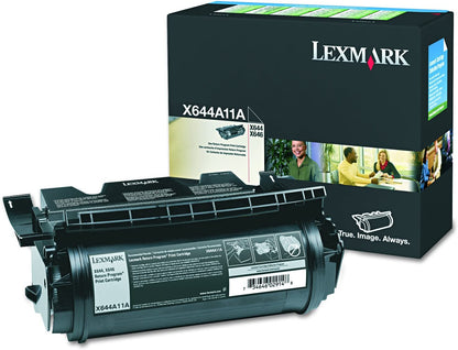 Lexmark X644A11A Black Return Program Toner Cartridge