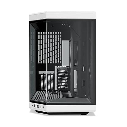 HYTE Y70 Dual Chamber ATX Mid Tower Modern Aesthetic Case - White/Black