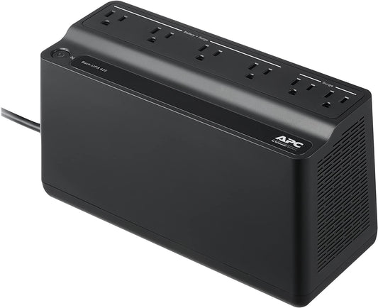 APC UPS Battery Backup Surge Protector, 425VA Backup Battery Power Supply, BE425M 425 VA