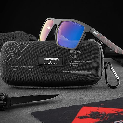 Gunnar Unisex's Call of Duty Alpha Edition Gaming Glasses, Onyx, 56mm