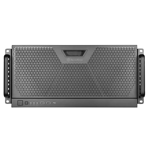 SilverStone Technology RM51 5U Rackmount Server Chassis with Dual 180mm Fans and Enhanced Liquid Cooling Capability, SST-RM51