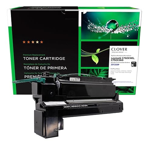 Clover Remanufactured High Yield Toner Cartridge Replacement for Lexmark C792 | Black
