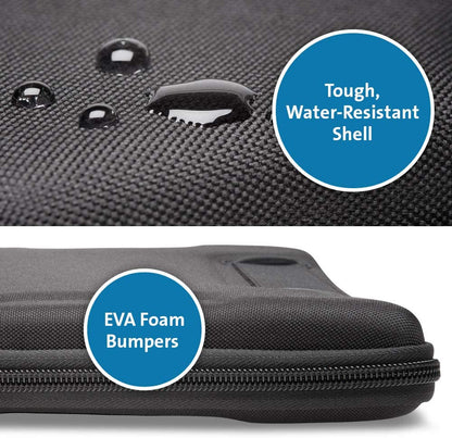 Kensington LS520 Stay-On Case for 11.6" Chromebooks &amp; Laptops (K60854WW), Grey W/Shoulder Strap