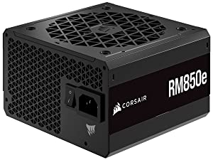 Corsair RM850e (2023) Fully Modular Low-Noise ATX Power Supply - ATX 3.0 &amp; PCIe 5.0 Compliant - 105°C-Rated Capacitors - 80 Plus Gold Efficiency - Modern Standby Support - Black