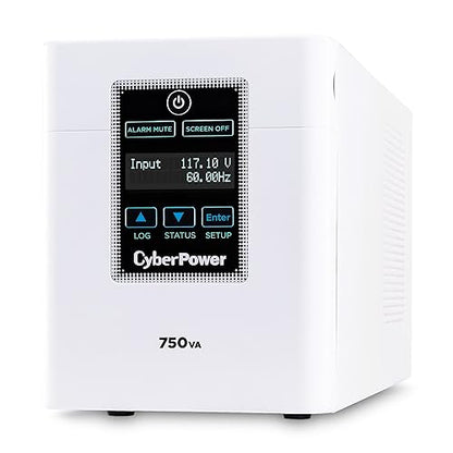 CyberPower M750L Medical-Grade UPS System, 750VA/600W, 6 Outlets, AVR, Tower
