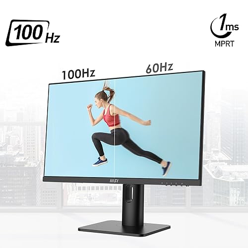 MSI PRO MP243XP 24" Class Full HD LED Monitor - 16:9 - Black - 23.8" Viewable - In-plane Switching (IPS) Technology - LED Backlight - 1920 x 1080 - 16.7 Million Colors - Adaptive Sync/FreeSync - 300 Nit - 1 ms - MPRT Refresh Rate - Speakers