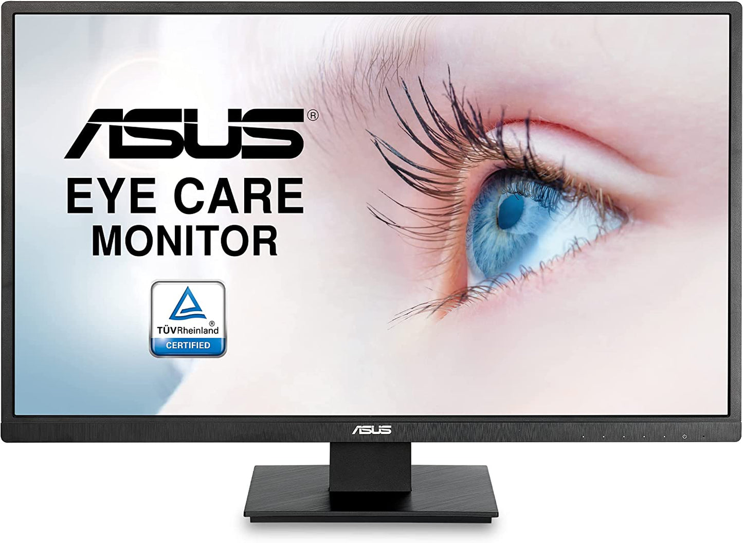 ASUS 27” 1080P Monitor (VA279HAE) - Full HD, Eye Care, Low Blue Light, Flicker Free, VESA Mountable, Anti-Glare, HDMI, D-Sub, VGA