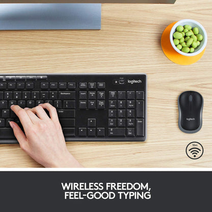 Logitech Conference Video Conference Webcam, HD 1080p Camera with Built-in Speakerphone &amp; MK270 Wireless Keyboard and Mouse Combo - Keyboard and Mouse Included, Long Battery Life