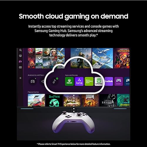 SAMSUNG 43 Odyssey Neo G7 G70NC Series, 144Hz, Quantum Matrix Technology, Gaming Hub- (LS43CG702NNXZA) [Canada Version]