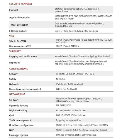 WatchGuard Firebox M590 High Availability with 3-yr Standard Support