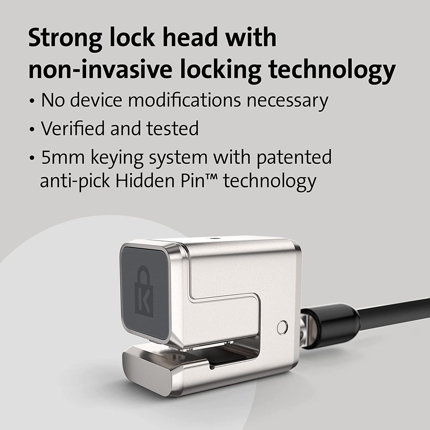 Kensington Keyed Cable Lock for Surface Pro &amp; Surface Go, Compatible with Surface Pro 8 &amp; Surface Go 3 (K68134WW)