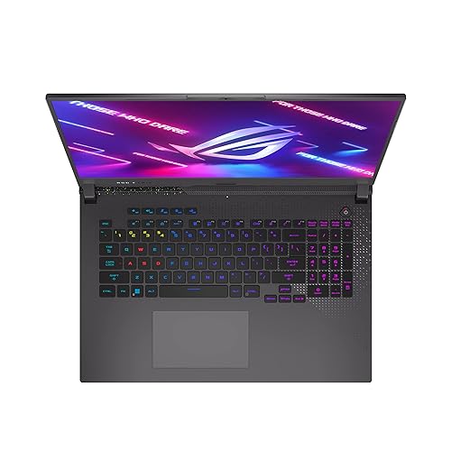 ASUS ROG Strix G17 (2023) Gaming Laptop, 17.3” WQHD 240Hz, GeForce RTX 4060, AMD Ryzen 9 7945HX, 16GB DDR5, 1TB PCIe SSD, Wi-Fi 6E, Windows 11, Per-Key RGB Keyboard, G713PV-DS91-CA