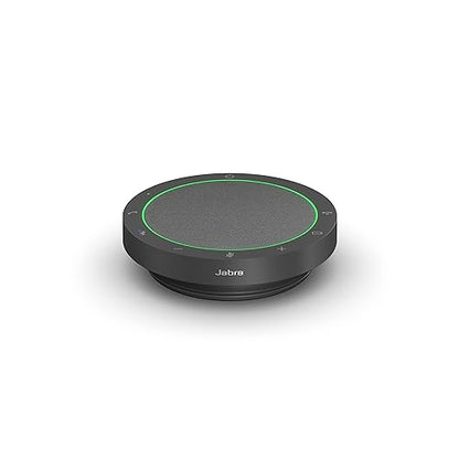 Jabra Speak2 55 Wireless Bluetooth Speakerphone - Portable Speaker with 4 Noise-Cancelling Mics, 50mm Full-Range Speakers & Wideband Audio - Certified Microsoft Teams Speaker - Dark Grey Speak2 55 MS Teams