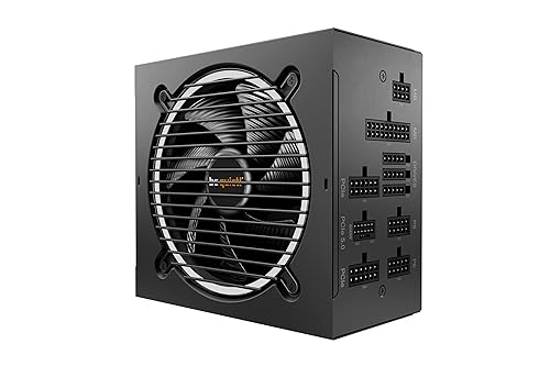 Pure Power 12 M 1000W, ATX 3.0, 80 Plus® Gold, Modular Power Supply, for PCIe 5.0 GPUs and GPUs with 6+2 pin connectors, 12VHPWR Cable Included, Silent 120mm be quiet! Fan - BN506