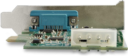 StarTech.com 1-port PCI Express RS232 Serial Adapter Card - PCIe RS232 Serial Host Controller Card - PCIe to Serial DB9 - 16950 UART - Low Profile Expansion Card - Windows &amp; Linux (PEX1S953LP)