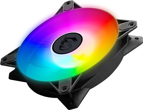 MSI MPG F120 ARGB-3B - 1200 RPM, 120mm, Anit-Vibration ARGB Fans