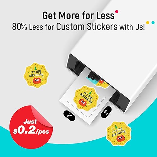 Liene Sticker Paper & Cartridge, 2 Ink Cartridge Refill & 72 sheets photo papers, 4x7", Dye Sublimation, Water & Oxidation-Proof, Compatible w/Liene PixCut S1 Photo Sticker Printer and Cutter