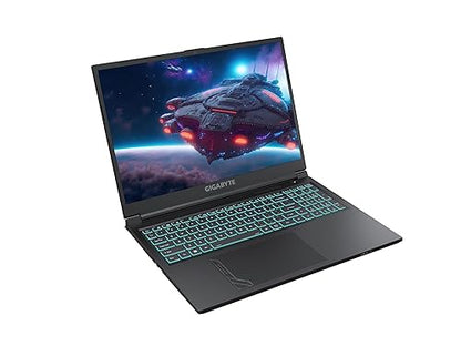 GIGABYTE G6 KF: 16 FHD 1920x1200 165Hz - NVIDIA GeForce RTX 4060 Laptop GPU - Intel Core i7-13620H - 16GB DDR5 RAM - 512GB SSD - Win11 Home - Gaming Laptop (G6 KF-H3US853SH), Black