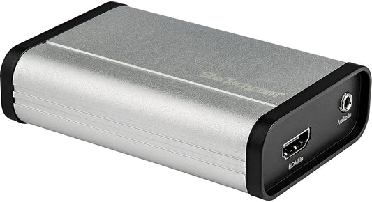 StarTech.com HDMI to USB C Video Capture Device 1080p 60fps - UVC - External USB 3.0 Type-C Capture/Live Streaming - HDMI Audio/Video Recorder Adapter - comp with USB-C/USB-A/Thunderbolt 3 (UVCHDCAP)