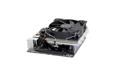 be quiet! Shadow Rock LP 130W TDP Low Profile CPU Cooler | Intel Compatible 1700 1200 1150 1151 1155 2011 Square ILM | AMD-AM4 | Silver | BK002