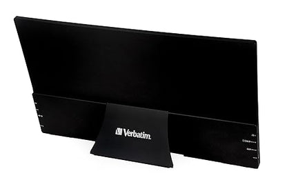 Verbatim Portable Touchscreen Monitor 14 USB-C HDMI Full HD 1080p IPS Display with Metal Housing and Adjustable Kick Stand for Laptops and Gaming Consoles 14 Touchscreen