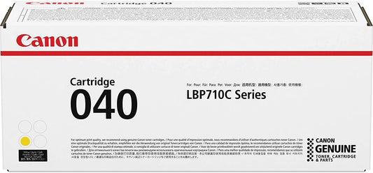 Canon Genuine Toner, Cartridge 040 Yellow (0454C001), 1 Pack, for Canon Color imageCLASS LBP712Cdn Laser Printer, Black