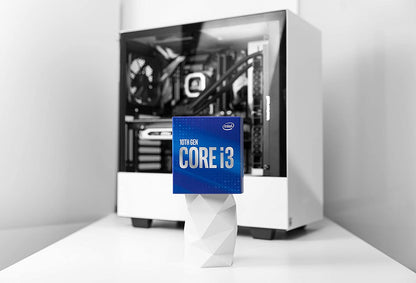 Intel Core i3-10100 Desktop Processor 4 Cores up to 4.3 GHz  LGA1200 (Intel 400 Series Chipset) 65W, Model Number: BX8070110100 Processor only