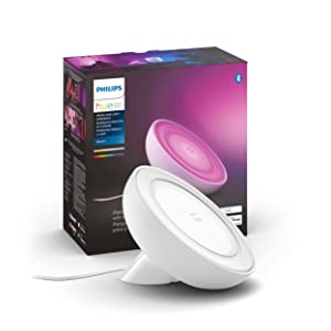Philips Hue Bloom White and Color Ambiance Smart Lamp, Works with Amazon Alexa, Apple Homekit and Google Assistant, Bluetooth Compatible, Corded, White Bloom White 1 Count (Pack of 1)
