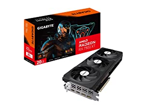 Gigabyte Radeon RX 7900 XT Gaming OC 20G Graphics Card, 3X WINDFORCE Fans, 20GB 320-bit GDDR6, GV-R79XTGAMING OC-20GD Video Card