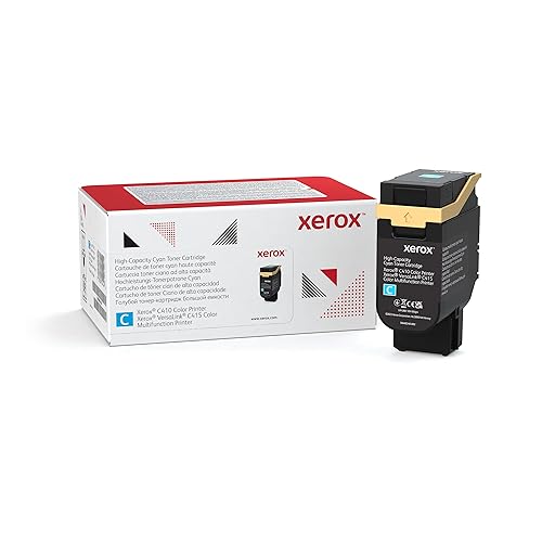 Xerox Genuine C410 Cyan HIGH Capacity Toner Cartridge (7000 Pages) -006R04686 (USE & Return)