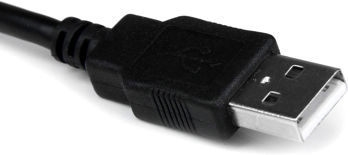 StarTech.com USB to Serial Adapter - 1 Port - COM Port Retention - Texas Instruments TIUSB3410 - USB to RS232 Adapter Cable (ICUSB2321X),Black