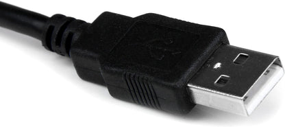 StarTech.com USB to Serial Adapter - 1 Port - COM Port Retention - Texas Instruments TIUSB3410 - USB to RS232 Adapter Cable (ICUSB2321X),Black
