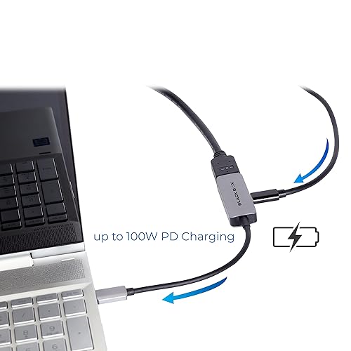Black Box USB-C to HDMI 2.0 Adapter with 100W Power Delivery, 4K60, PD 3.0