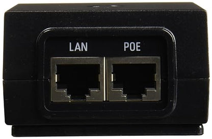 Ubiquiti 48volt Dc 24watt Gigabit Poe Adapter - Provides Earth Grounding and Surge Protection - Protects Against Esd Events - Poe RJ45 Shielded Socket
