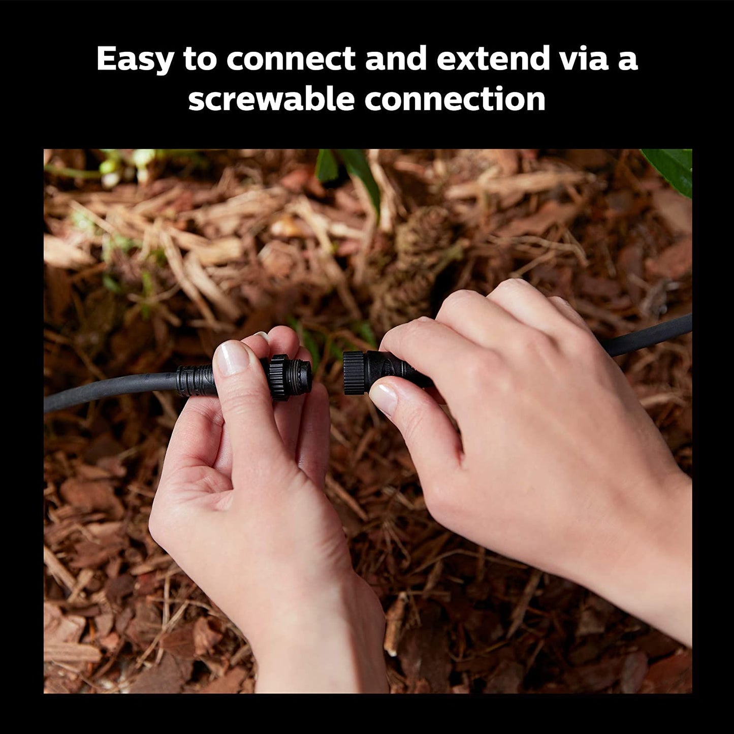 Philips Hue 1748930VN 8ft Cable Connector &amp; T-Connector , Black