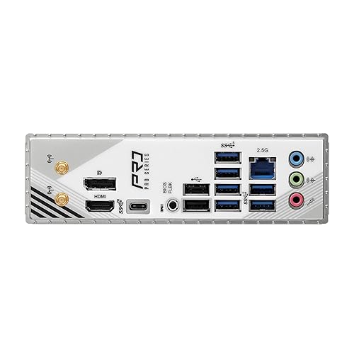 ASRock B860 Pro RS WiFi 6E Intel Core Ultra DDR5 8666 MHz 256GB M.2 LGA1851 ATX Motherboard BIOS Flashback SATA3 6.0 Gb/s PCIe 5.0