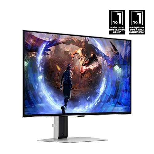 Samsung Odyssey Oled G6 G60sd 27" 1440p 360 Hz Gaming Monitor - Silver