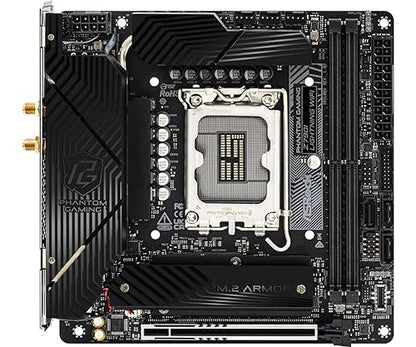 ASRock Phantom Gaming Z790I Lightning WiFi 2 x DDR5 8600 LGA1700 96GB Mini-ITX HDMI DisplayPort Motherboard Z790 I Lightning WiFi